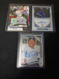 Autograph lot of 3