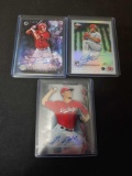 Autograph lot of 3