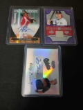 Autograph & JERSEY lot of 3