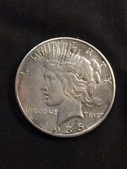1935-S United States Peace Silver Dollar - 90% Silver Coin