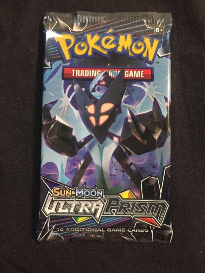 HOT PRODUCT - Factory Sealed Ultra Prism Sun & Moon 10 Pokemon Card Booster Pack