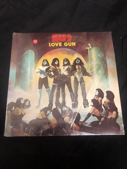 Kiss Love Gun Vintage Vinyl LP Record from Collection