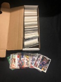 1 Row Box of Mixed Sports Cards