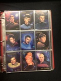 Binder of Star Trek Trading Cards
