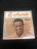 Nat King Cole Unforgettable Vintage Vinyl LP Record from Collection