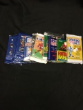 13 Count Lot of Various Sports Card Sealed Packs Football and Baseball