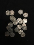 21 Count Lot of Vintage Buffalo Nickels