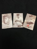 3 Lot of Vintage Baseball Photos Mantle/Mimosa/Roberts