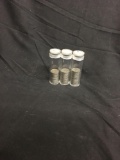 3 Count Lot of Tubes of Buffalo Nickels Partial Full