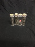 5 Count Lot of Tubes of Uncirculated Nickels Full/Partial