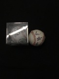 2 Count Lot of Autographed Baseballs Unknown Signatures