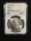 1885-O United States Morgan Silver Dollar - NGC MS 64 Graded