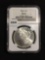 1882-S United States Morgan Silver Dollar - NGC MS 64 Graded