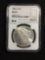 1885-O United States Morgan Silver Dollar - NGC MS 64 Graded