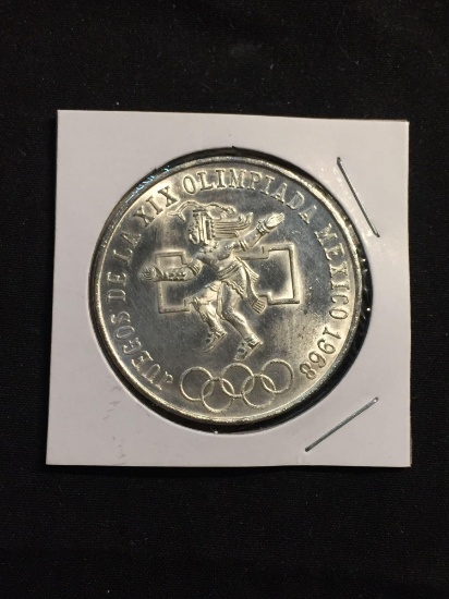 1968 Mexico 25 Pesos Silver Foreign Coin