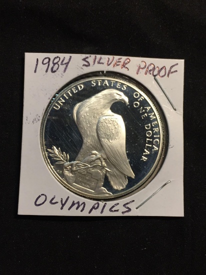 1984 United States Proof Olympics Silver Dollar Coin