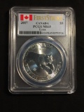 2017 Canada Lynx First Strike 5 Dollar Coin - PCGS MS 69 Graded