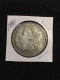 1881 United States Morgan Silver Dollar - 90% Silver Coin