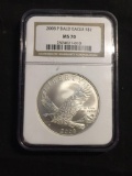 2008-P United States Bald Eagle Silver Dollar - NGC MS 70 Graded