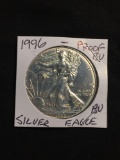 1996 United States Silver Eagle Silver Dollar - Silver Coin