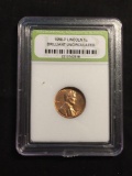 1958-P United States Lincoln Cent - INB BU Graded