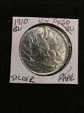 1910 Mexico 1 Peso Silver Foreign Coin