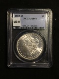 1883-O United States Morgan Silver Dollar - PCGS MS 64 Graded