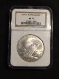 2008-P United States Bald Eagle Silver Dollar - NGC MS 70 Graded