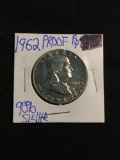 1962 United States Franklin Half Dollar - 90% Silver Coin