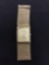 Wittnauer Designer Cosmopolitan Series 24x20mm Bezel Gold-Tone Stainless Steel Watch w/ Mesh Link
