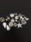 Lot of Various Size & Style Silver-Tone Fashion Alloy Pendants
