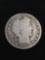 1907 United States Barber Half Dollar - RARE 90% Silver Coin - 0.361 ASW