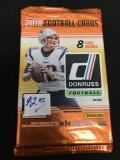 Factory Sealed 2018 Donruss NFL Football 8 Card Pack - LAMAR JACKSON RC?