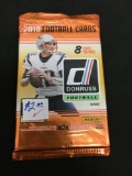 Factory Sealed 2018 Donruss NFL Football 8 Card Pack - LAMAR JACKSON RC?