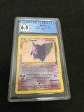 CGC Graded Pokemon Fossil Unlimited Holo Rare Gengar 5/62 Card EX/NM 6.5 - KEY CARD