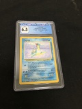 CGC Graded Pokemon Fossil Unlimited Holo Rare Lapras 10/62 EX/NM 6.5 KEY CARD