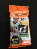 Factory Sealed Donruss 2018 Football Retail Hanger 30 Card Jumbo Pack - LAMAR JACKSON RC?