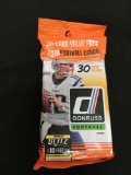 Factory Sealed Donruss 2018 Football Retail Hanger 30 Card Jumbo Pack - LAMAR JACKSON RC?