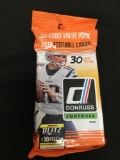 Factory Sealed Donruss 2018 Football Retail Hanger 30 Card Jumbo Pack - LAMAR JACKSON RC?