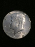 United States 1966 Kennedy Half Dollar - 40% Silver Coin - 0.147 ASW