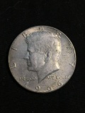 United States 1966 Kennedy Half Dollar - 40% Silver Coin - 0.147 ASW