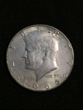 United States 1966 Kennedy Half Dollar - 40% Silver Coin - 0.147 ASW