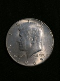 United States 1965 Kennedy Half Dollar - 40% Silver Coin - 0.147 ASW