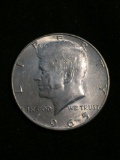 United States 1965 Kennedy Half Dollar - 40% Silver Coin - 0.147 ASW