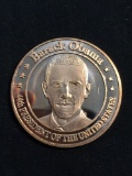 BARACK OBAMA POTUS 1 Ounce .999 Fine Copper Bullion Round