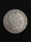 1903 United States Barber Half Dollar - RARE 90% Silver Coin - 0.361 ASW