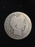 1894 United States Barber Half Dollar - RARE 90% Silver Coin - 0.361 ASW