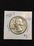 1960-P United States Washington Quarter - 90% Silver Coin