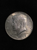 United States 1967 Kennedy Half Dollar - 40% Silver Coin - 0.147 ASW