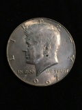 United States 1967 Kennedy Half Dollar - 40% Silver Coin - 0.147 ASW